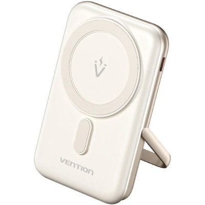 Батарея универсальная VENTION Magnetic Wireless 10000mAh 20W PD USB-C In/Out, QI-15W White (FHNW0)