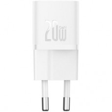 Зарядний пристрій Baseus GaN5 Fast Charger USB-C 20 W white (CCGN050102) Зарядний пристрій Baseus GaN5 Fast Charger USB-C 20 W white (CCGN050102) - Фото