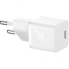 Зарядний пристрій Baseus GaN5 Fast Charger USB-C 20 W white (CCGN050102) Зарядний пристрій Baseus GaN5 Fast Charger USB-C 20 W white (CCGN050102) - Фото