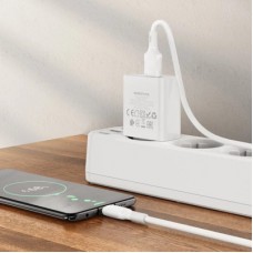 Зарядний пристрій BOROFONE BA74A Aspirer USB + cable USB to Micro 5P White (6974443388664) - Фото
