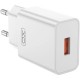 Зарядное устройство XO USB-A QC18W White (L127.white)
