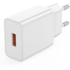 Зарядний пристрій XO USB-A QC18W White (L127.white) - Фото