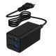 Зарядний пристрій Gembird 2xUSB-C PD65W + 2xUSB QC 3.0 30 W black (TA-UC-2A2C-PD65-01-BK)