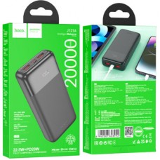 Батарея универсальная HOCO 20000mAh, PD/20W, 22.5W, Black (J121A / 42069) - Фото