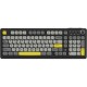 Клавиатура Ajazz AF98 Plus Wireless/Bluetooth/USB UA Black/Grey/Yellow (AF98-PLUS-BGY)