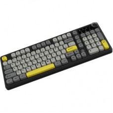 Клавіатура Ajazz AF98 Plus Wireless/Bluetooth/USB UA Black/Grey/Yellow (AF98-PLUS-BGY) Клавіатура Ajazz AF98 Plus Wireless/Bluetooth/USB UA Black/Grey/Yellow (AF98-PLUS-BGY) - Фото