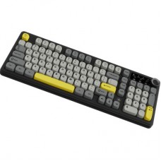 Клавіатура Ajazz AF98 Plus Wireless/Bluetooth/USB UA Black/Grey/Yellow (AF98-PLUS-BGY) Клавіатура Ajazz AF98 Plus Wireless/Bluetooth/USB UA Black/Grey/Yellow (AF98-PLUS-BGY) - Фото