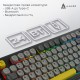 Клавиатура Ajazz AF98 Plus Wireless/Bluetooth/USB UA Black/Grey/Yellow (AF98-PLUS-BGY) Клавиатура Ajazz AF98 Plus Wireless/Bluetooth/USB UA Black/Grey/Yellow (AF98-PLUS-BGY)