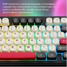 Клавіатура Ajazz AF98 Plus Wireless/Bluetooth/USB UA Black/White/Red (AF98-PLUS-BSR) Клавіатура Ajazz AF98 Plus Wireless/Bluetooth/USB UA Black/White/Red (AF98-PLUS-BSR) - Фото