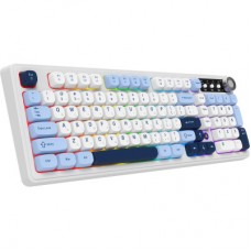Клавіатура Ajazz AF98 Plus Wireless/Bluetooth/USB UA White/Blue (AF98-PLUS-GB) Клавіатура Ajazz AF98 Plus Wireless/Bluetooth/USB UA White/Blue (AF98-PLUS-GB) - Фото