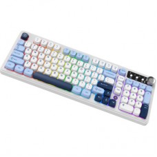 Клавіатура Ajazz AF98 Plus Wireless/Bluetooth/USB UA White/Blue (AF98-PLUS-GB) Клавіатура Ajazz AF98 Plus Wireless/Bluetooth/USB UA White/Blue (AF98-PLUS-GB) - Фото