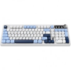 Клавіатура Ajazz AF98 Plus Wireless/Bluetooth/USB UA White/Blue (AF98-PLUS-GB) Клавіатура Ajazz AF98 Plus Wireless/Bluetooth/USB UA White/Blue (AF98-PLUS-GB) - Фото