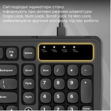 Клавіатура Ajazz AF98 USB UA Black (AF98-B) Клавіатура Ajazz AF98 USB UA Black (AF98-B) - Фото