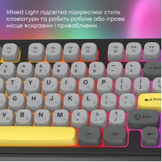 Клавіатура Ajazz AF98 USB UA Black/Grey/Yellow (AF98-BGY) Клавіатура Ajazz AF98 USB UA Black/Grey/Yellow (AF98-BGY) - Фото