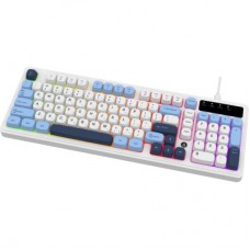 Клавіатура Ajazz AF98 USB UA White/Blue (AF98-GB) Клавіатура Ajazz AF98 USB UA White/Blue (AF98-GB) - Фото
