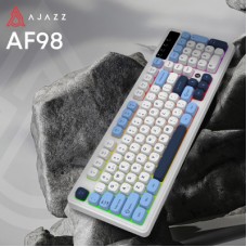 Клавіатура Ajazz AF98 USB UA White/Blue (AF98-GB) Клавіатура Ajazz AF98 USB UA White/Blue (AF98-GB) - Фото