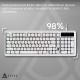 Клавіатура Ajazz AF98 USB UA White (AF98-W) Клавіатура Ajazz AF98 USB UA White (AF98-W)