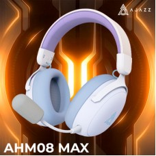 Навушники Ajazz AHM08 MAX 3-Mode White/Purple (AHM08-MAX-PWB) Навушники Ajazz AHM08 MAX 3-Mode White/Purple (AHM08-MAX-PWB) - Фото