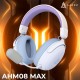 Навушники Ajazz AHM08 MAX 3-Mode White/Purple (AHM08-MAX-PWB) Навушники Ajazz AHM08 MAX 3-Mode White/Purple (AHM08-MAX-PWB)