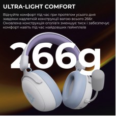 Навушники Ajazz AHM08 MAX 3-Mode White/Purple (AHM08-MAX-PWB) Навушники Ajazz AHM08 MAX 3-Mode White/Purple (AHM08-MAX-PWB) - Фото