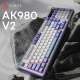 Клавіатура Ajazz Maillard V2 Maillard Switch Wireless/Bluetooth/USB UA Purple/White/Blue (AK980-V2-M-PWB) Клавіатура Ajazz Maillard V2 Maillard Switch Wireless/Bluetooth/USB UA Purple/White/Blue (AK980-V2-M-PWB)