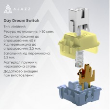 Клавіатура Ajazz AK650 Day Dream Switch Gradient USB UA Black (AK650-DD-BG) Клавіатура Ajazz AK650 Day Dream Switch Gradient USB UA Black (AK650-DD-BG) - Фото