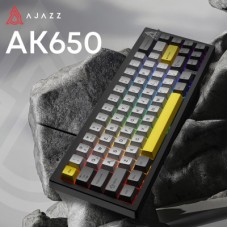 Клавиатура Ajazz AK650 Moon Yellow Switch USB UA Black/Grey/Yellow (AK650-MY-GWY) Клавиатура Ajazz AK650 Moon Yellow Switch USB UA Black/Grey/Yellow (AK650-MY-GWY) - Фото