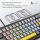 Клавиатура Ajazz AK650 Moon Yellow Switch USB UA Black/Grey/Yellow (AK650-MY-GWY) Клавиатура Ajazz AK650 Moon Yellow Switch USB UA Black/Grey/Yellow (AK650-MY-GWY)