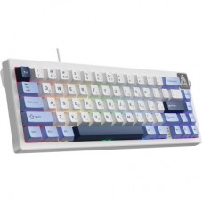Клавіатура Ajazz AK650 Sea Salt Switch USB UA White/Blue (AK650-SS-BWB) Клавіатура Ajazz AK650 Sea Salt Switch USB UA White/Blue (AK650-SS-BWB) - Фото