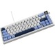 Клавіатура Ajazz AK650 Sea Salt Switch USB UA White/Blue (AK650-SS-BWB) Клавіатура Ajazz AK650 Sea Salt Switch USB UA White/Blue (AK650-SS-BWB)