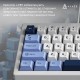 Клавіатура Ajazz AK650 Sea Salt Switch USB UA White/Blue (AK650-SS-BWB) Клавіатура Ajazz AK650 Sea Salt Switch USB UA White/Blue (AK650-SS-BWB)