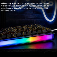 Клавіатура Ajazz NK68 Red Switch USB UA Black (NK68-R-S-B) Клавіатура Ajazz NK68 Red Switch USB UA Black (NK68-R-S-B) - Фото