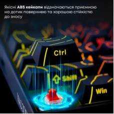 Клавіатура Ajazz NK68 Red Switch USB UA Black (NK68-R-S-B) Клавіатура Ajazz NK68 Red Switch USB UA Black (NK68-R-S-B) - Фото
