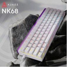 Клавіатура Ajazz NK68 Red Switch USB UA White (NK68-R-W) Клавіатура Ajazz NK68 Red Switch USB UA White (NK68-R-W) - Фото