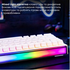 Клавіатура Ajazz NK68 Red Switch USB UA White (NK68-R-W) Клавіатура Ajazz NK68 Red Switch USB UA White (NK68-R-W) - Фото