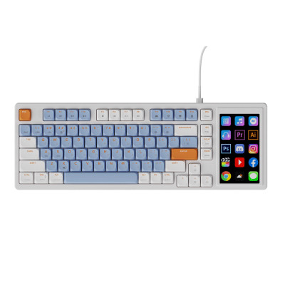 Клавіатура Ajazz AKP815 RGB Red Switch USB UA White/Blue (AKP815-R-WBO)