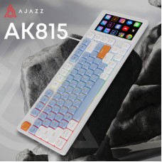 Клавіатура Ajazz AKP815 RGB Red Switch USB UA White/Blue (AKP815-R-WBO) Клавіатура Ajazz AKP815 RGB Red Switch USB UA White/Blue (AKP815-R-WBO) - Фото