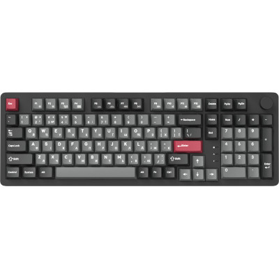 Клавиатура GamePro Asgard Drakkar Keychron Super Red Switch Wireless/Bluetooth/USB UA Black (MK305BK)
