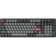 Клавиатура GamePro Asgard Drakkar Keychron Super Red Switch Wireless/Bluetooth/USB UA Black (MK305BK)