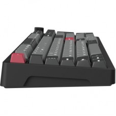 Клавиатура GamePro Asgard Drakkar Keychron Super Red Switch Wireless/Bluetooth/USB UA Black (MK305BK) - Фото