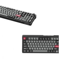 Клавиатура GamePro Asgard Drakkar Keychron Super Red Switch Wireless/Bluetooth/USB UA Black (MK305BK) - Фото