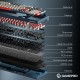 Клавиатура GamePro Asgard Drakkar Keychron Super Red Switch Wireless/Bluetooth/USB UA Blue (MK305BL)