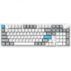 Клавиатура GamePro Asgard Drakkar Keychron Super Red Switch Wireless/Bluetooth/USB UA White (MK305WH) - Фото
