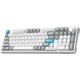 Клавиатура GamePro Asgard Drakkar Keychron Super Red Switch Wireless/Bluetooth/USB UA White (MK305WH)