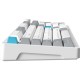 Клавиатура GamePro Asgard Drakkar Keychron Super Red Switch Wireless/Bluetooth/USB UA White (MK305WH)