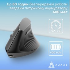 Мышка Ajazz i300 Wireless/Bluetooth/USB Black (i300-B) Мышка Ajazz i300 Wireless/Bluetooth/USB Black (i300-B) - Фото