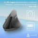 Мышка Ajazz i300 Wireless/Bluetooth/USB Black (i300-B)