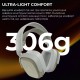 Наушники Ajazz AHM09 MAX 3-Mode Gray/White (AHM09-MAX-GW)