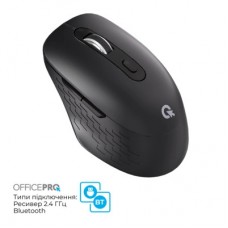 Мышка OfficePro M265B Wireless/Bluetooth Silent Click Black (M265B) - Фото