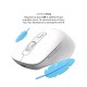 Мышка OfficePro M265W Wireless/Bluetooth Silent Click White (M265W)
